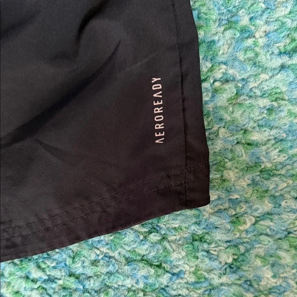 adidas Black Men's Athletic Shorts with Logo